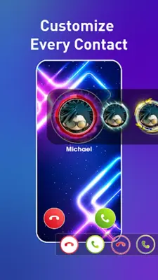 Call Screen Theme Color Phone android App screenshot 3